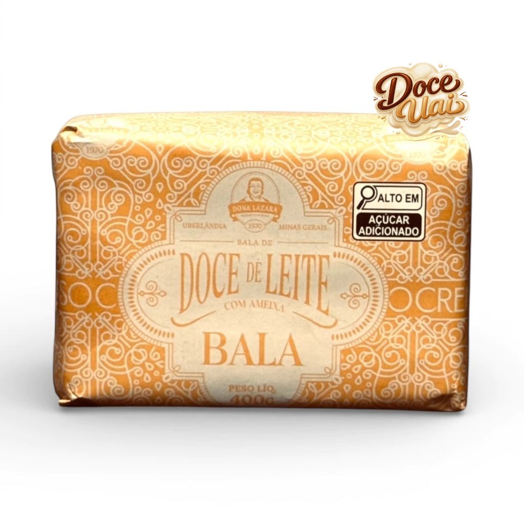 Bala de Doce de Leite com Ameixa - Dona Lázara - 400g - Imagem 1