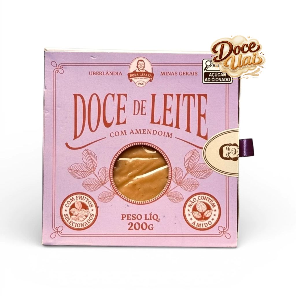 Box doce de leite com amendoim - Dona Lázara - 200g - Imagem 1