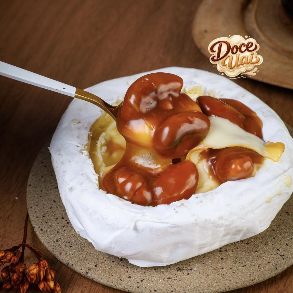 Queijo Bucaneve + Caramelo Salgado e Mix de Nuts
