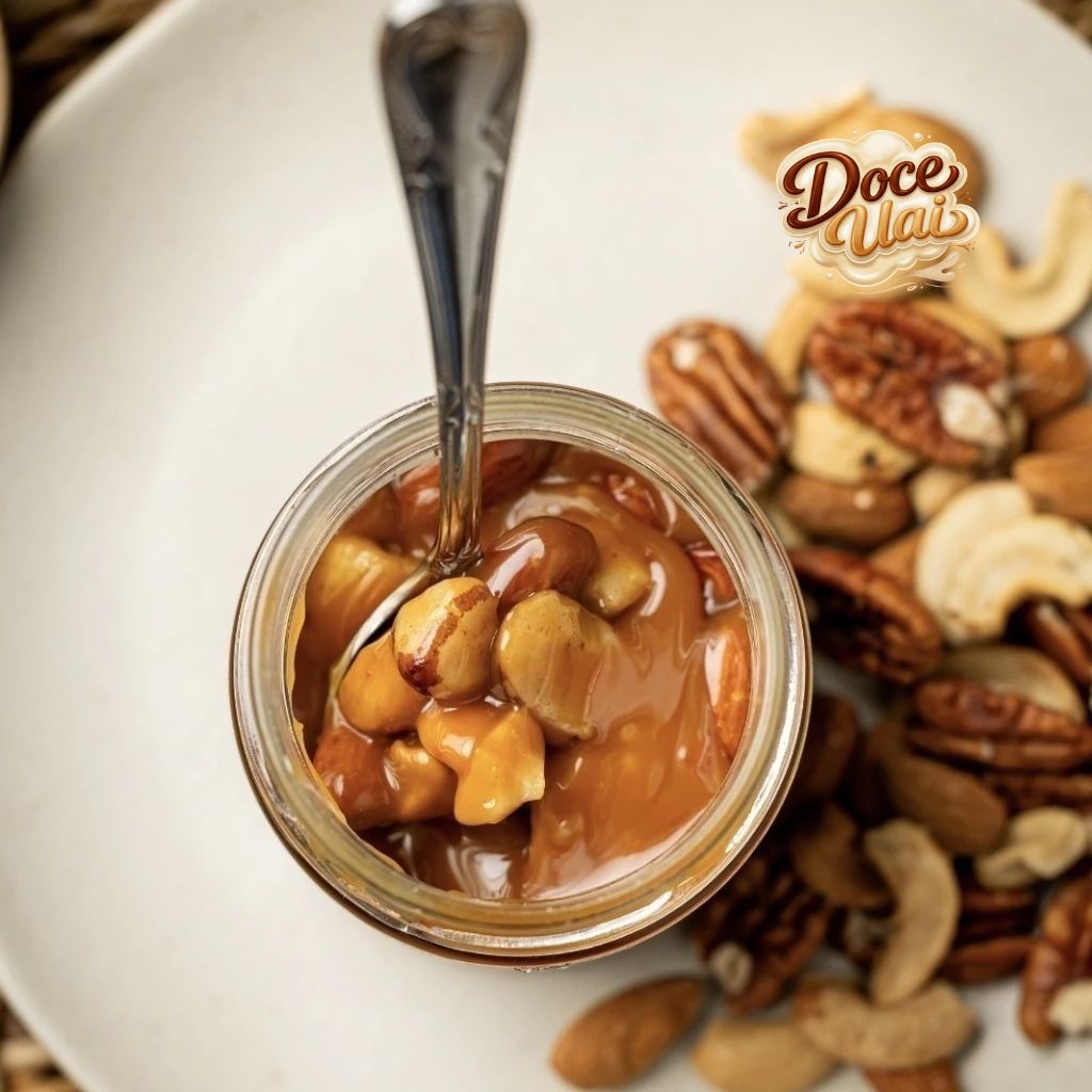 Doce de Caramelo Salgado com Castanhas Selecionadas - 100g - Imagem 1