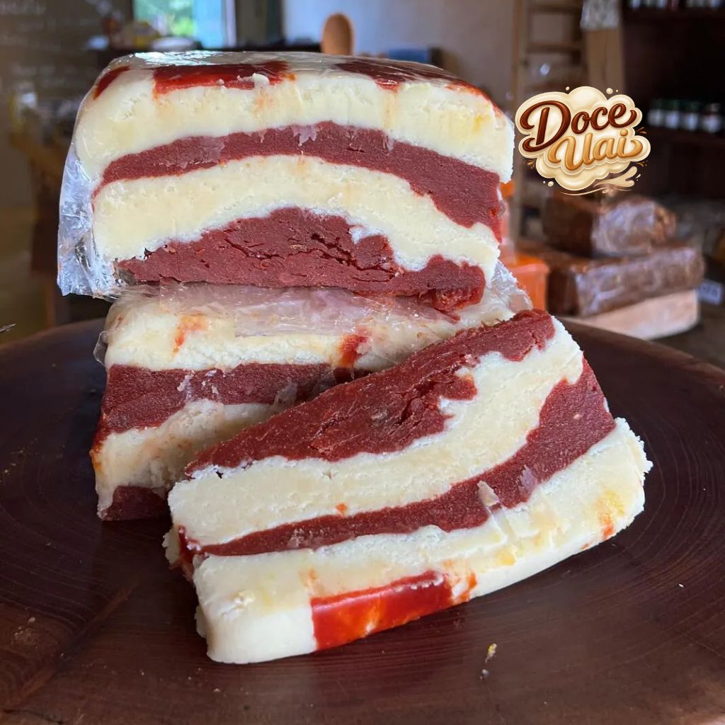 Casadinho - Goiabada com Doce de Leite Claro - Doces Gigantes - 400g - Imagem 1
