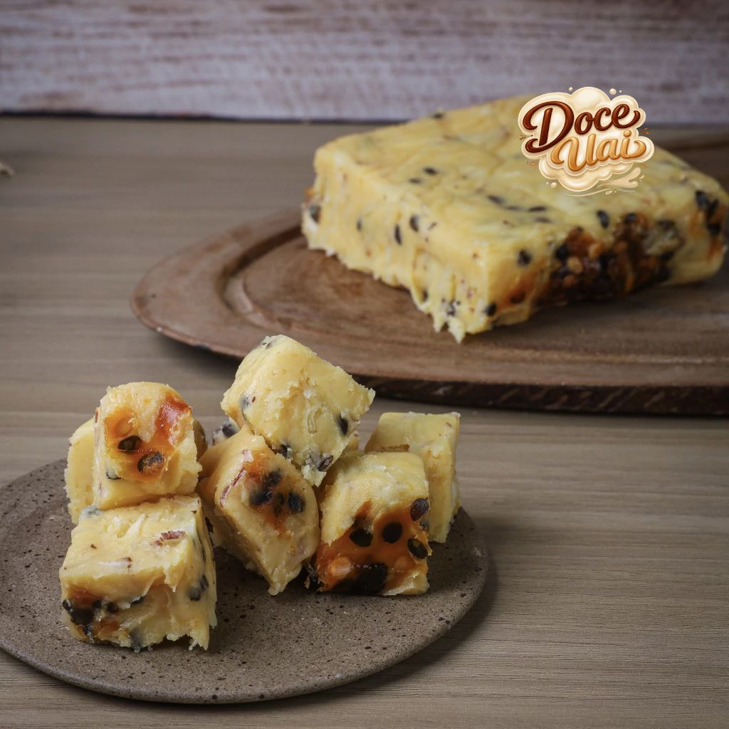 Cocada Artesanal com Toque de Maracujá - 500g - Imagem 1
