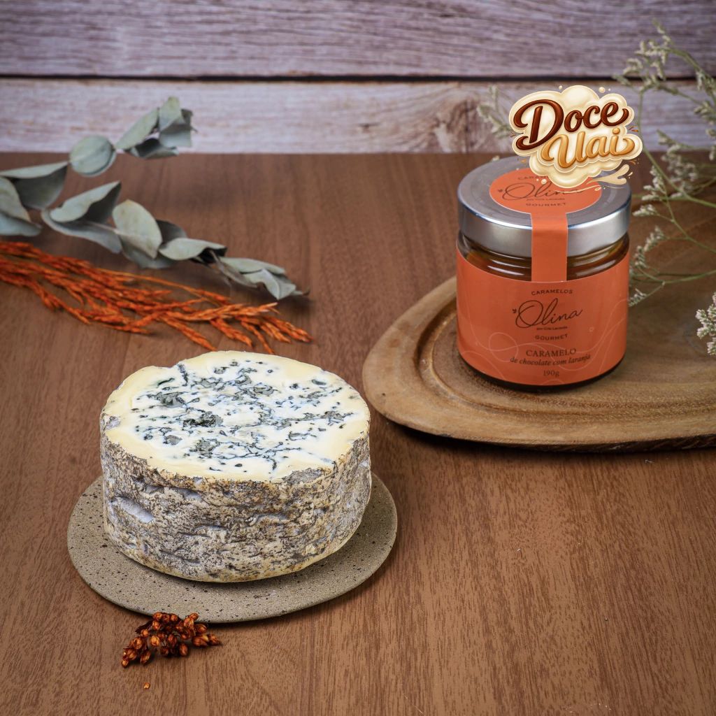 Combo Gorgonzola Cremoso com Caramelo de Chocolate e Laranja - 350g - Imagem 2