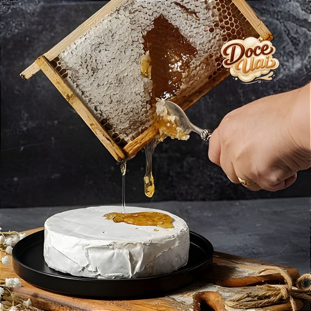 Kit Brie Artesanal 600g com Favo de Mel 400g - Imagem 1