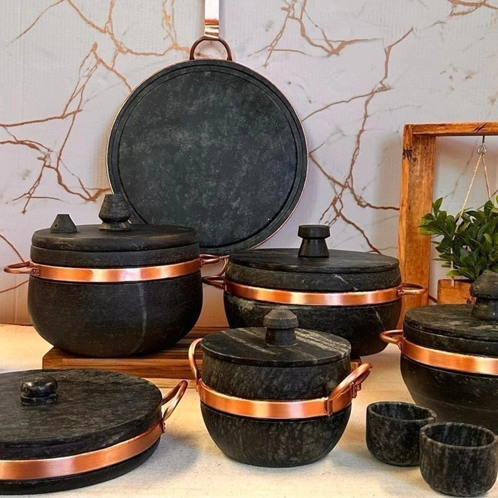 Kit Tradição Mineira 8 Peças em Pedra Sabão - Imagem 2