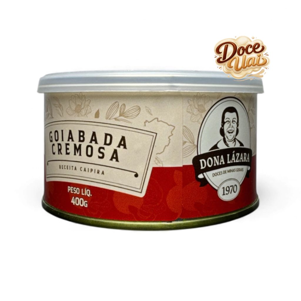 Lata goiabada cremosa - Dona Lázara - 400g - Imagem 1