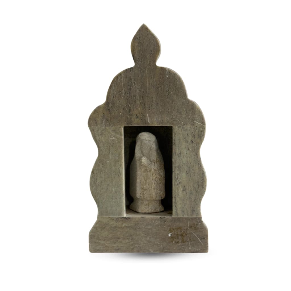 Oratorio de Pedra sabão Natural Capela de Nossa Senhora