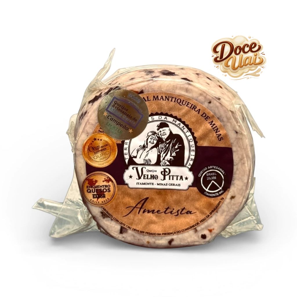 Queijo artesanal ametista - Velho Pitta - 500g - Imagem 1