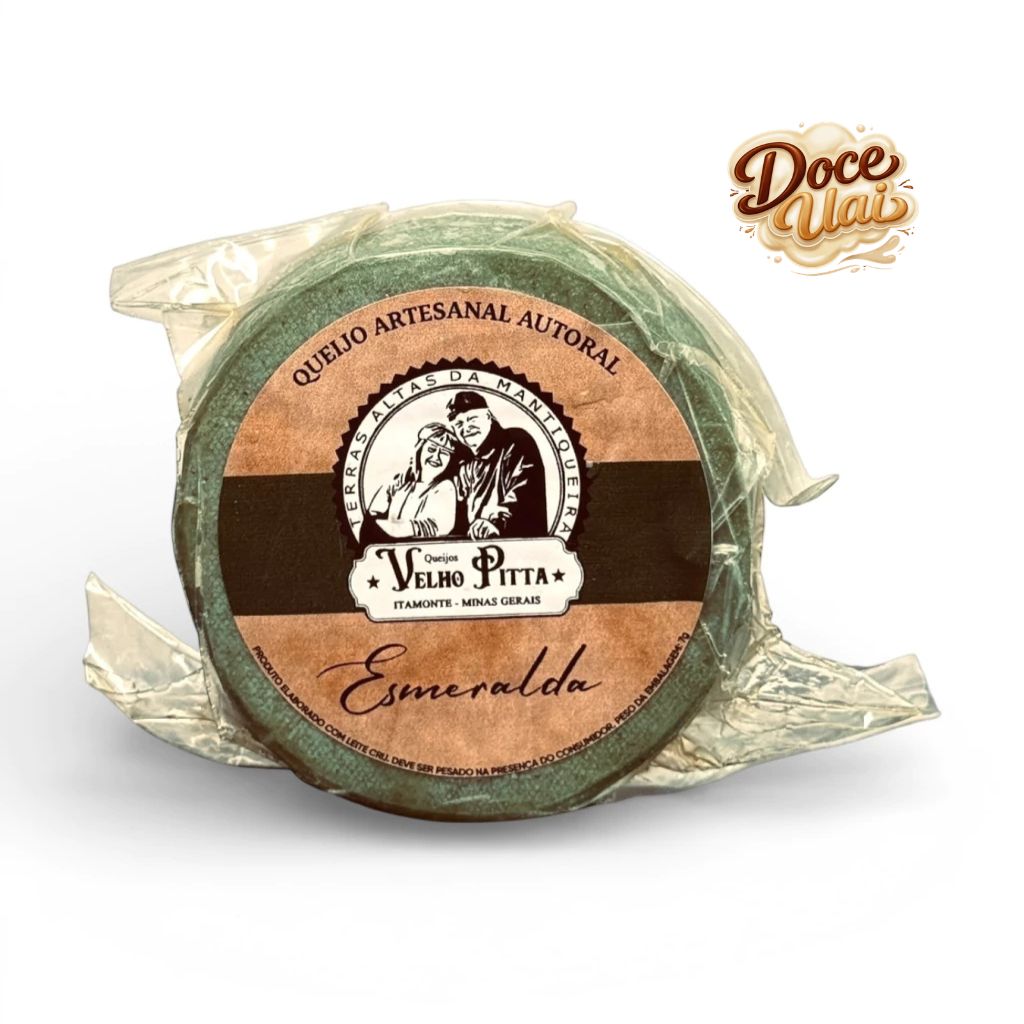 Queijo artesanal esmeralda - Velho Pitta - 500g - Imagem 1