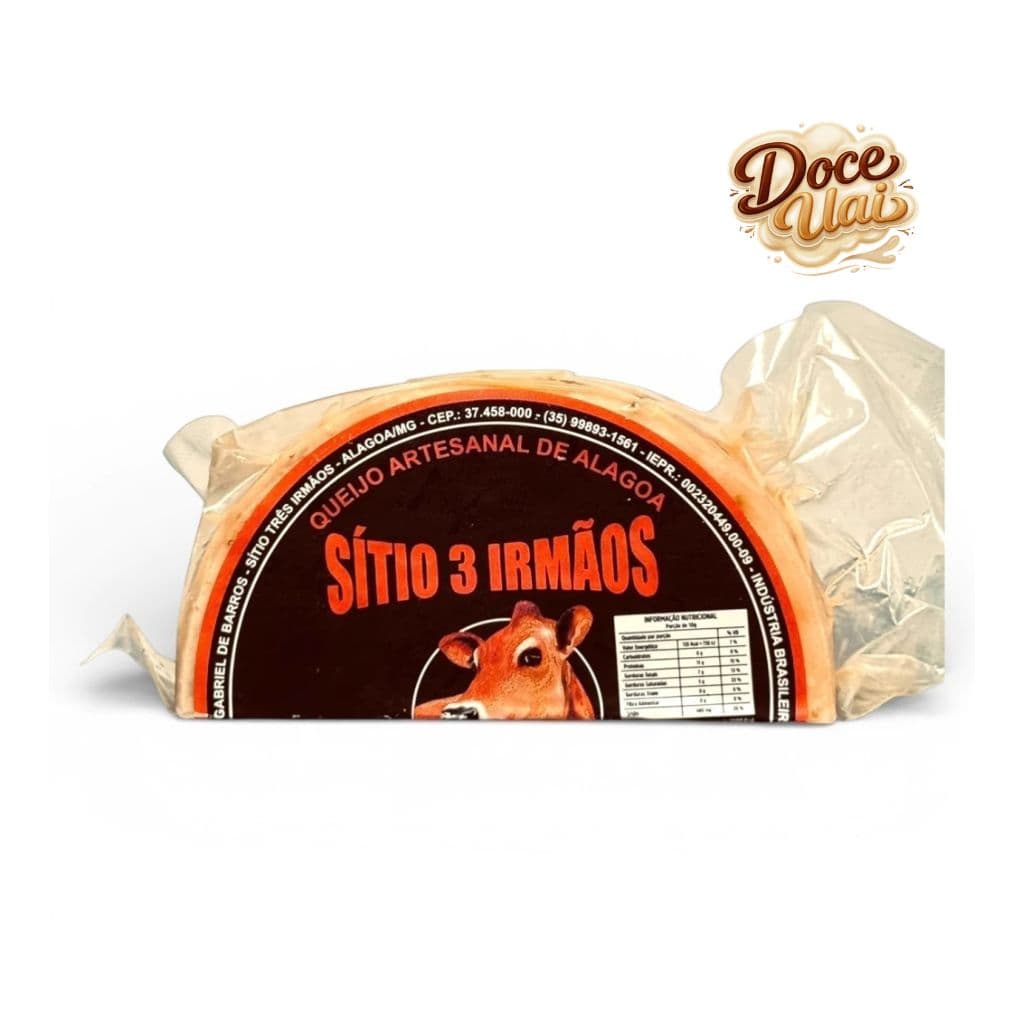 Queijo artesanal temperado tomate seco - 3 Irmãos