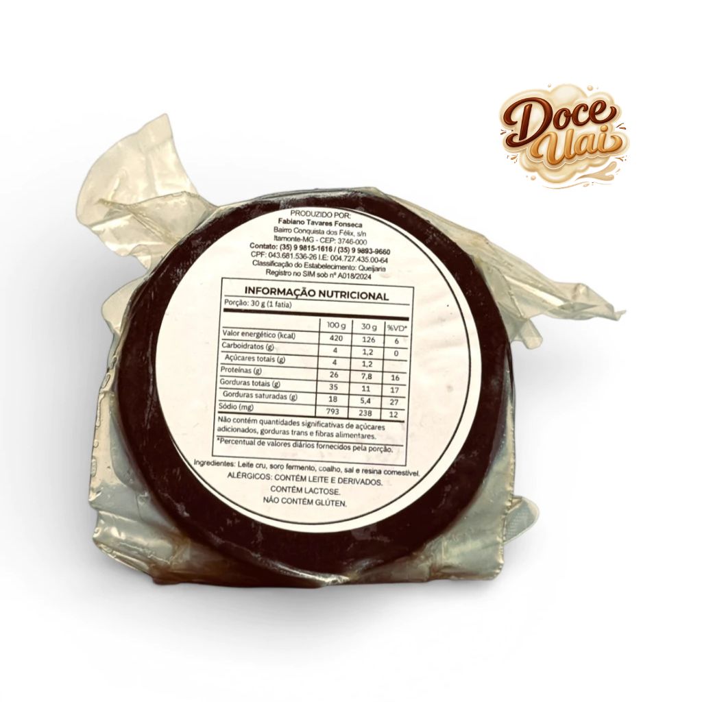 Queijo Capoeira Grande – Capa Preta - 500g - Imagem 2