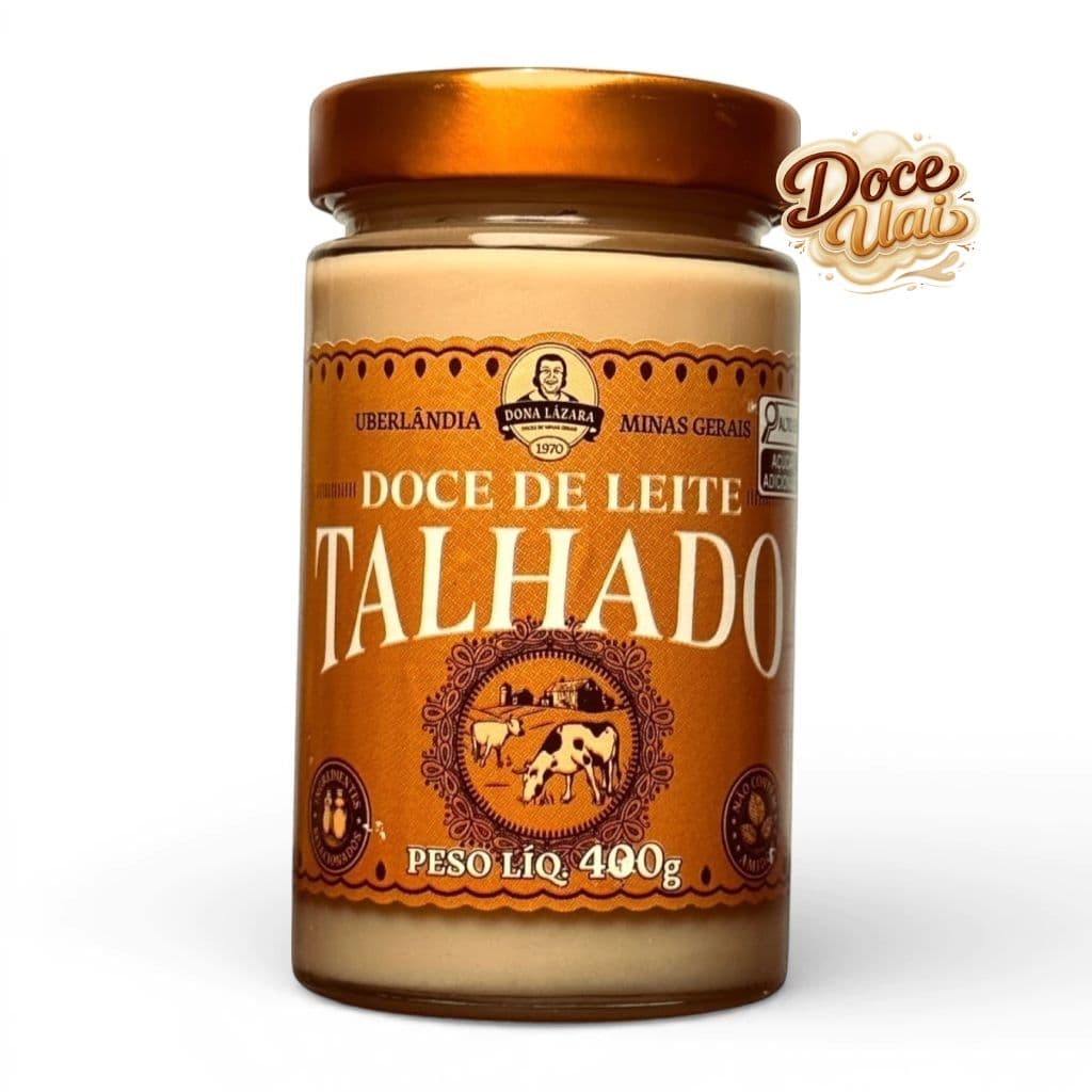 Vidro Doce de leite talhado - Dona Lázara