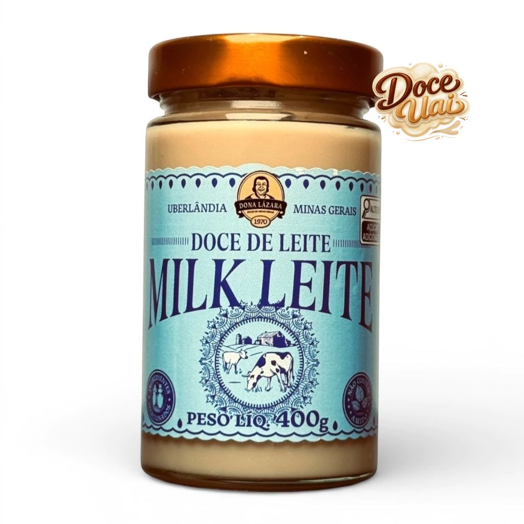 Vidro Milk leite - Dona Lázara - 400g - Imagem 1
